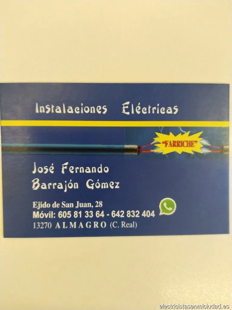 Instalaciones electricas farriche