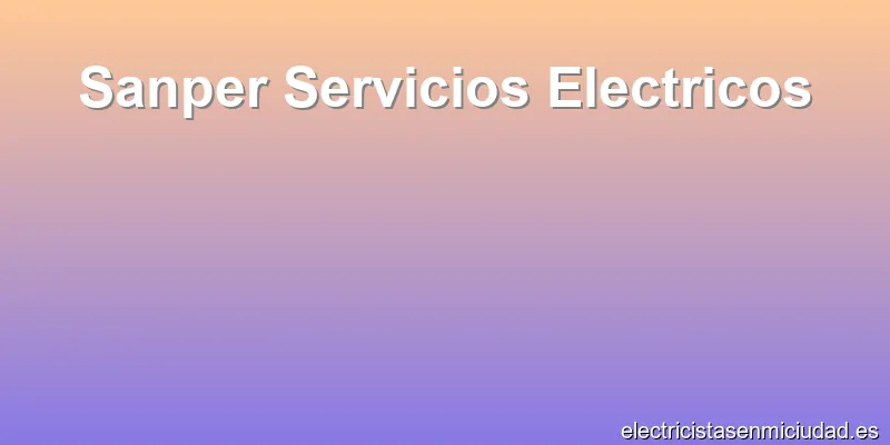 Sanper Servicios Electricos