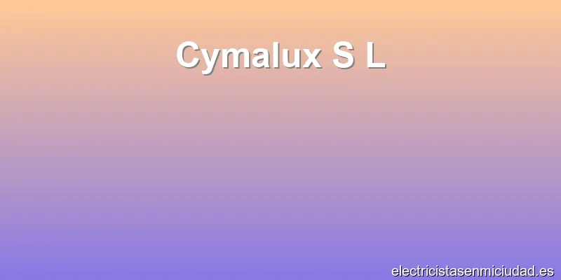 Cymalux S L
