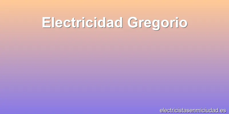 Electricidad Gregorio