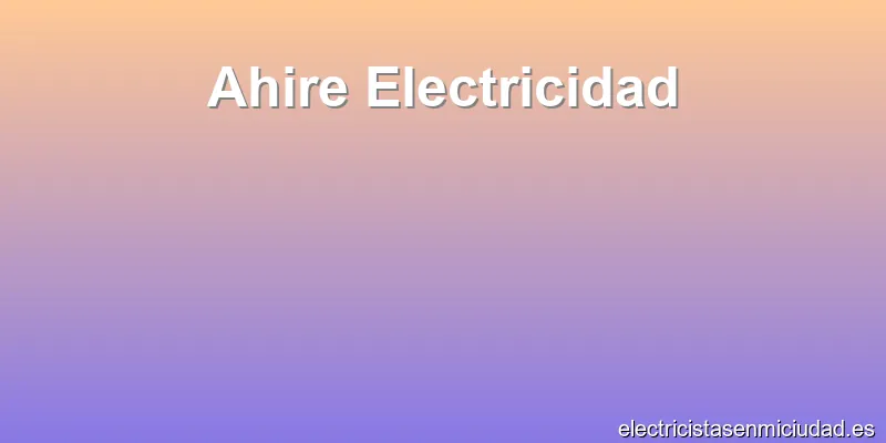 Ahire Electricidad