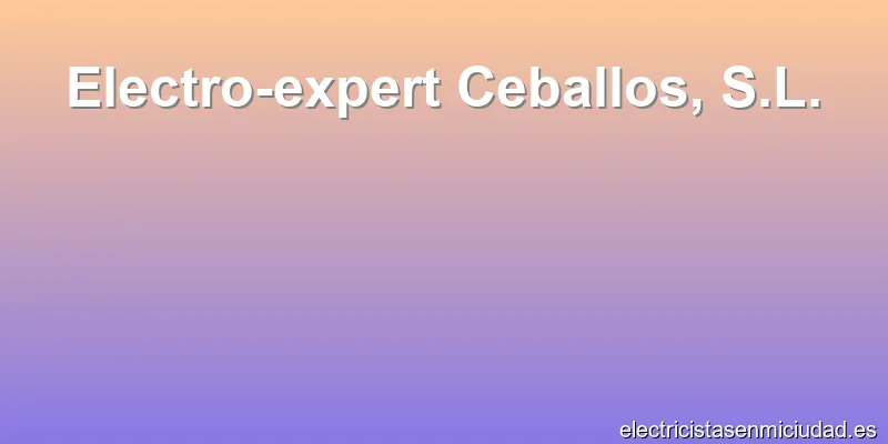 Electro-expert Ceballos, S.L.