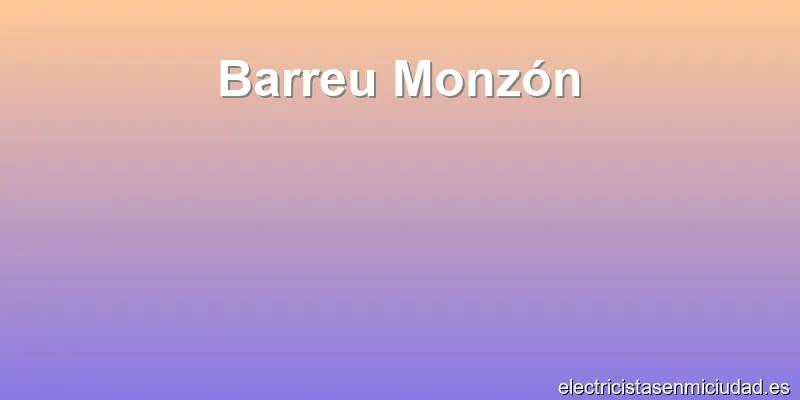 Barreu Monzón