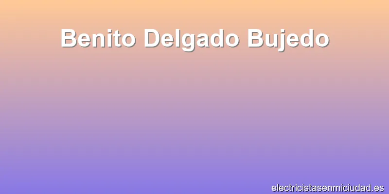 Benito Delgado Bujedo