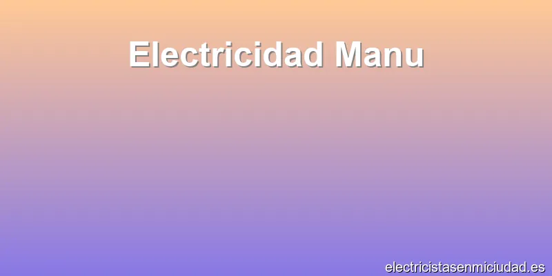 Electricidad Manu