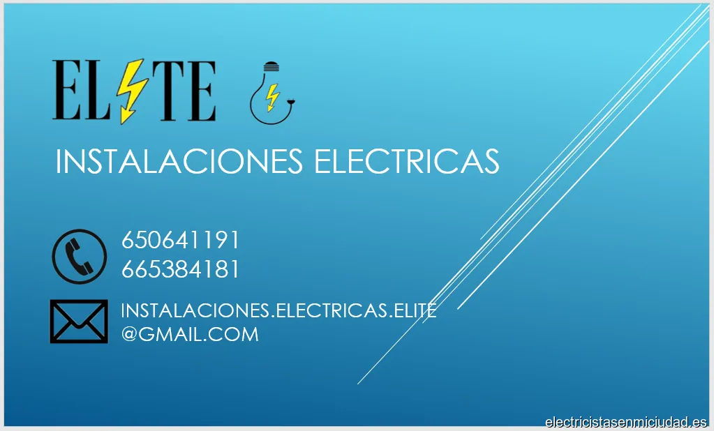 Instalaciones Eléctricas Elite Almería.
