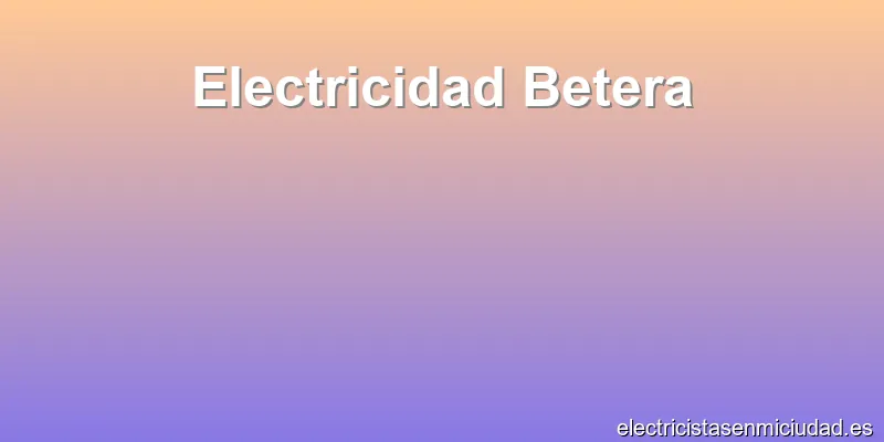 Electricidad Betera