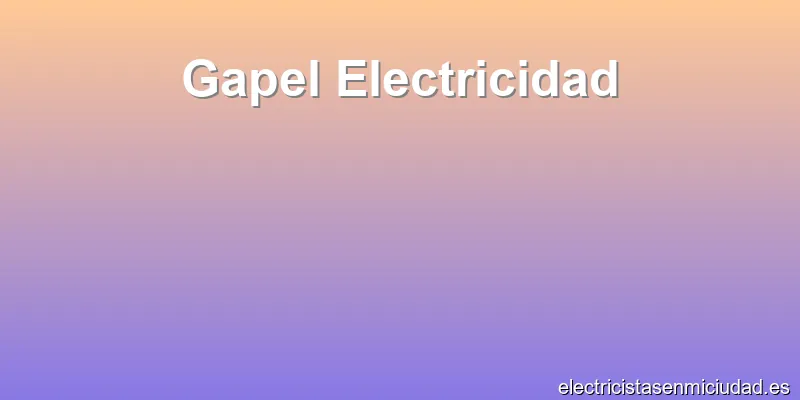 Gapel Electricidad