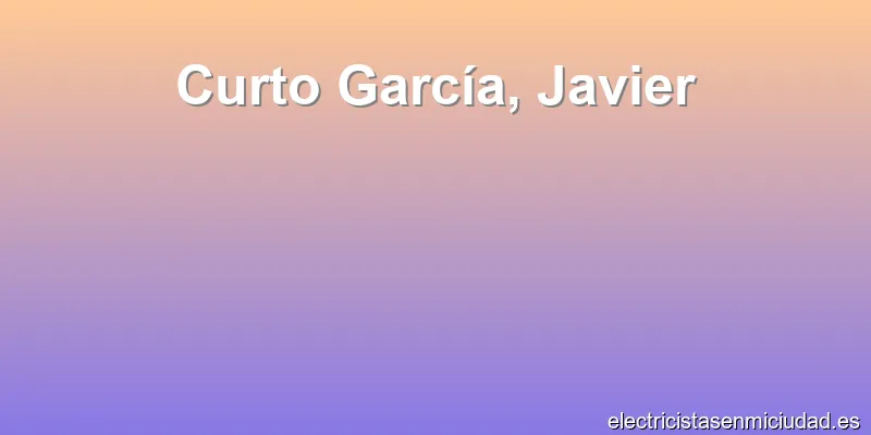 Curto García, Javier