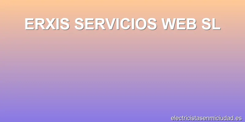 ERXIS SERVICIOS WEB SL