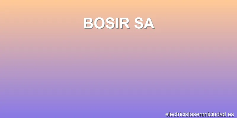 BOSIR SA