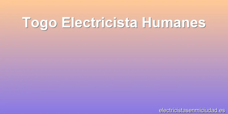 Togo Electricista Humanes