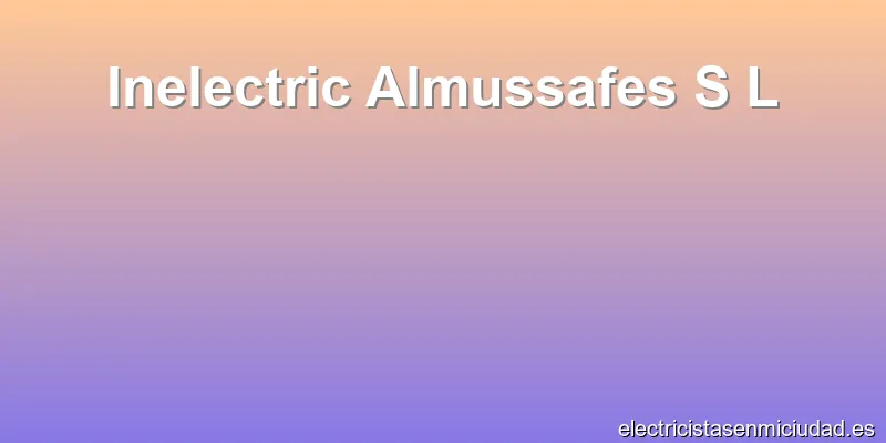 Inelectric Almussafes S L
