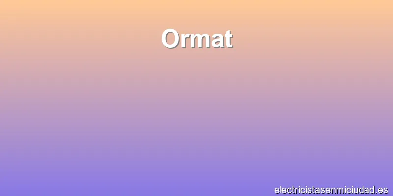 Ormat